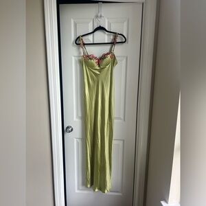 Floral Embroidered Maxi Dress